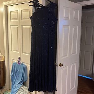 Navy blue Dress that I wore to my granddaughter’s wedding